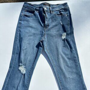 Refuge Slightly Distressed Skinny Jeans – Classic Fit